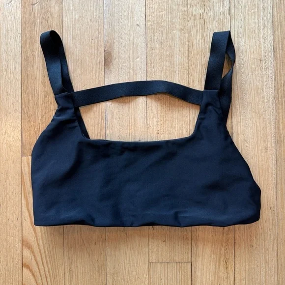 Mikoh Black Cutout Bikini Top | Size: M - Picture 2 of 4